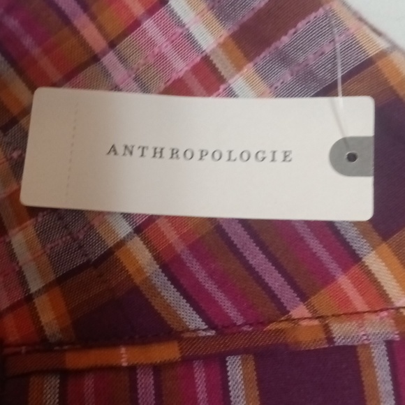 Anthropologie~ Plaid Skort NWT - Picture 10 of 10